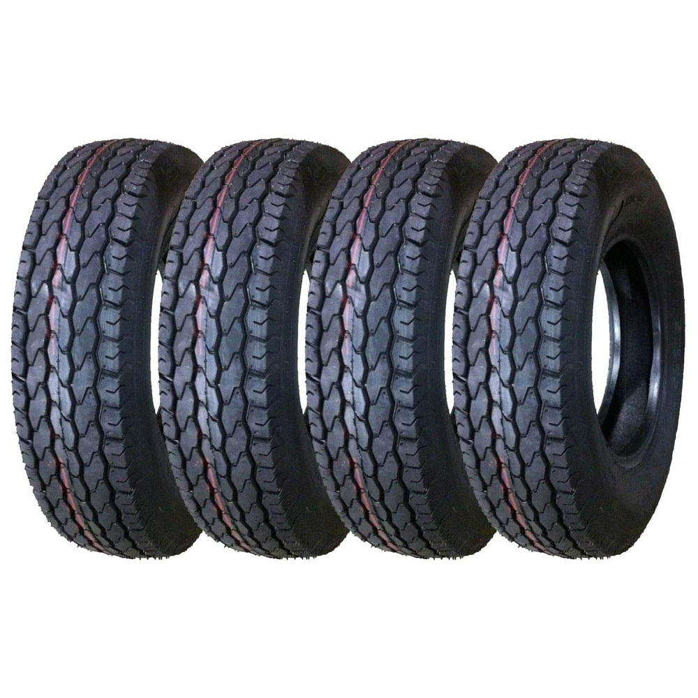 Set Of 4 New Free Country Premium Trailer Tires ST225 75D15 Bias Deep set-of-4-new-free-country-premium-trailer-tires-st225-75d15-bias-deep