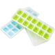 thumbnail image 2 of Fiudx Juego de Cubiteras, Molde Flexible de Goma para Hielo, Bandeja de Plástico Apilable, Ideal para Casa Desnuda, Ideal para Fiestas, Apto para Lavavajillas, Colores Frescos, Material Apto para Ali, 2 of 7