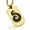 Gold, variant on Stainless Steel Matau (Fish Hook) Maori Symbol Dog Tag Pendant Necklace
