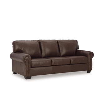 Ashley Furniture Bladen Full Sleeper Sofa | Faux Leather, Metal, Upholstery, Couch Bed in Coffee Dark Brown - Walmart.com Ashley Furniture Bladen Full Sleeper Sofa | Faux Leather, Metal, Upholstery, Couch Bed in Coffee Dark Brown - Walmart.com
