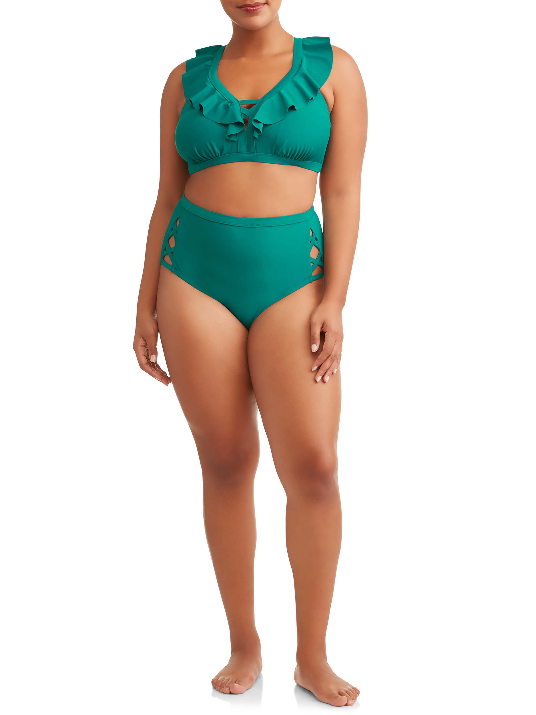 Women's Plus Solid Cabo Swimsuit Bottom - image 2 of 4