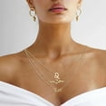 thumbnail image 3 of Twelve Constellations Gold Clavicle Necklace Set with Paper Card for Women Friendship Pendant, 3 of 3
