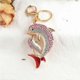 thumbnail image 2 of Cute Dolphin Artificial Diamond Keyrings (Pink), 2 of 5