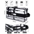 thumbnail image 4 of Neceser lo suficientemente rugoso y transparente para viajar con asa grande, 4 of 9