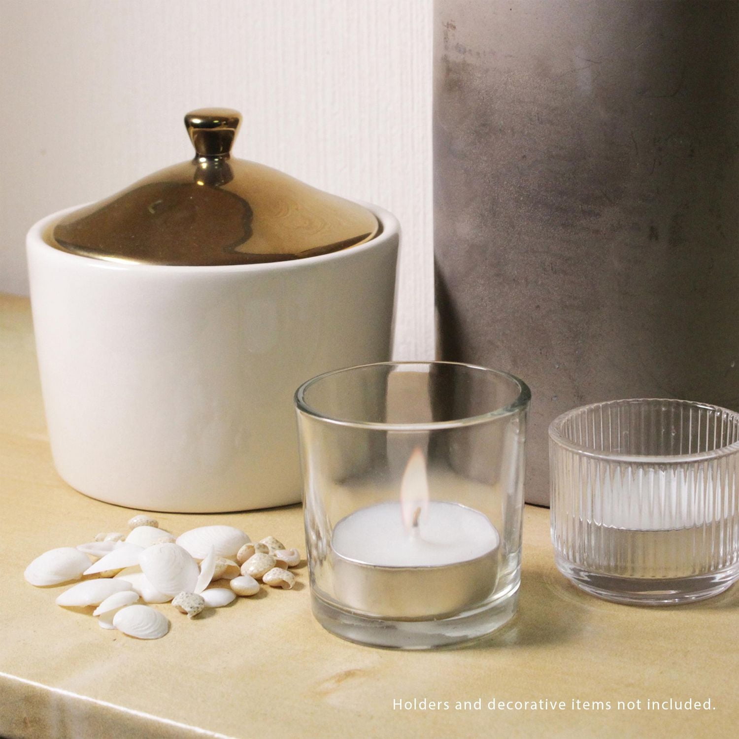 Mainstays 100PK Unscented Tealight Candles