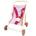 thumbnail image 4 of Lissi: 8" Baby Doll Set: Scooter, Pushchair, Rocking Chair & Highchair - Colorful Play-Feeding-Travel Toy Playset, Foldable Design, Kids-Toddlers 2+, 4 of 10