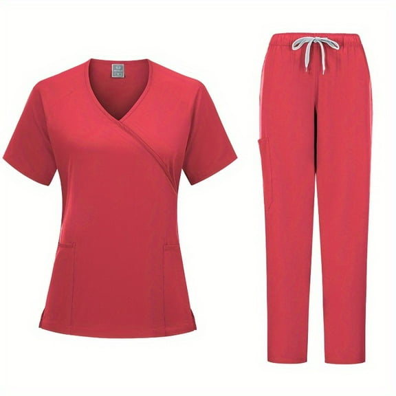 Specially Designed for Female Pet Doctors To Create Antibacterial Scrub Medical Work Clothes Comfortable and Breathable Scrub