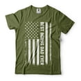thumbnail image 5 of Mens Best Bonus Dad Ever T-Shirt Father's Day Step Dad Shirts Bonus Dad USA Patriotic Flag Tee (Medium Grey), 5 of 6