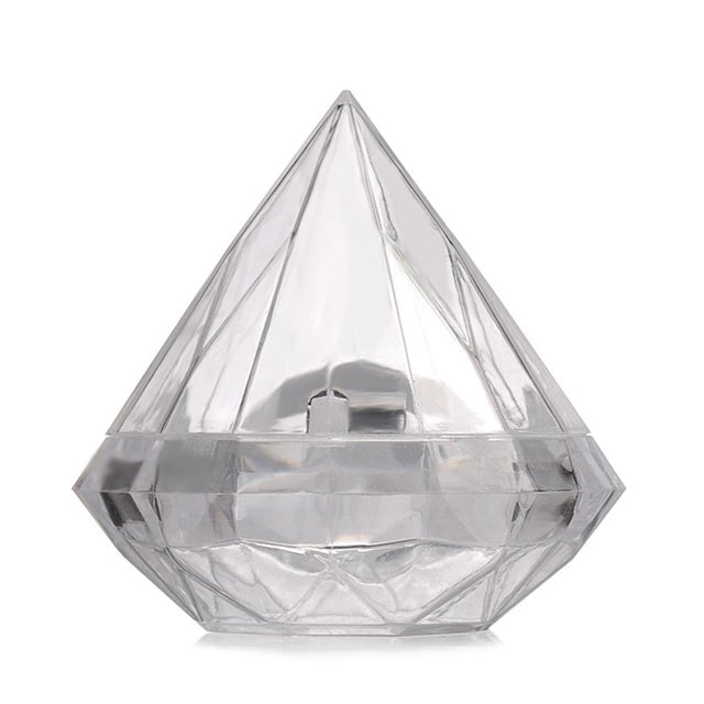 Candy Box Wedding Favor Gift Boxes Container Home Creative Party Supplies Plastic Transparent Diamond