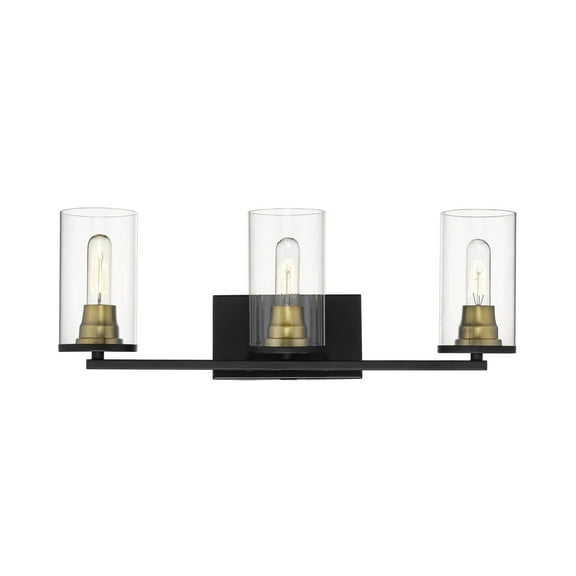 3493-MB/HBZ Millennium Lighting Pasadena - 3 Light Bath Vanity-8 Inch Tall and 24 Inch Wide