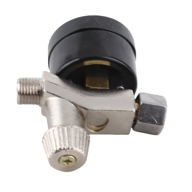 Regulador De Presión De Aire, Válvula Reguladora De Aire, 0-160 Lb/2 Pulgadas Ajustable 0-0,11 Mpa Para Aerógrafo Suministros Industriales Válvula De Control De Aire Que