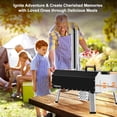 thumbnail image 6 of ABORON Multi-Fuel Pizza Oven Outdoor with 360°Auto Rotate, 13” Gas Propane & Wood Fired Pizza Maker, Portable Wood Pellet Pizza Oven for Xmas Gift, 6 of 8