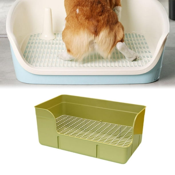 Bandeo de arena de conejo, bandeja de arena de esquina, caja de