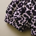 thumbnail image 4 of Bobifish Toddler Girls Outfit Set Short Sleeve Ribbed Cotton Top With Leopard Shorts And Headwear 3 Piece Baby Summer Lovely Casual Outfit Sets, 4 of 7