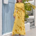 thumbnail image 4 of Vestido largo de queso suizo, vestidos africanos para mujer, vestido estilo coreano, 4 of 5