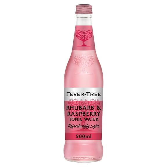 Fever Tree Rhubarb & Raspberry Tonic Water 500Ml, Imported from Britain