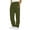 Green#mens plain sweatpants, variant on Men Baggy Sweatpants Leather Label Straight Leg Sweatpants Elastic Waist Drawstring Plain Soft Pants Athletic Workout Jogger Pants Army Green,S