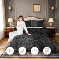 thumbnail image 3 of meiyoeat Vintage Damask Floral King Size Comforter Sets,Gothic Skull Pattern Comforters King Size For Adults,Grey Black,Black Reversible,3pcs,1 Comforter and 2 Pillowcases, 3 of 7