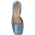 thumbnail image 5 of Journee Womens Evangeline Square Toe Stacked Heel Pumps, Widths Available, 5 of 9