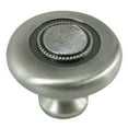 thumbnail image 2 of Strategic Brands 16821 1.5 in. Satin Antique Nickel Vanilla Guerlain Button Knob, 2 of 2