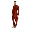 thumbnail image 2 of Bollywood Designer Indian Silk Festive Diwali Kurta Churidaar Set Ethnic Costum, 2 of 4