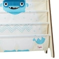 thumbnail image 4 of 3 Sprouts Kids Toddlers Bookshelf Rack for Bedroom and Playroom, Yeti Print, 4 of 6