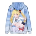 thumbnail image 3 of Henjin no Salad Bowl Hoodies Men Women Thin Fleece Anime Harajuku Oversize Sweatshirt, 3 of 4