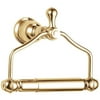 Opulence Single Post Toilet Paper Holder in Polished Brass