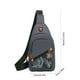 thumbnail image 3 of Bolsa de hombro Citywalk | Bolsa cruzera de tela Oxford ajustable para correr, hacer senderismo, ciclismo, viajar | Ligero transpirable con cremallera reflectante de 4 bolsillos | Cintura 15,8-49, 3 of 8