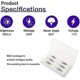 thumbnail image 2 of 12-pack G4 20w 12v 2800k 2-pin halogen bulb for hood, kitchen, living room, bedroom, 2 of 5