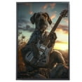 thumbnail image 2 of German Wirehaired Pointer Dog Poster Music Decor - German Wirehaired Pointer Dog Canvas Wall Art For Bedroom Decor - Abstract Canvas Wall Art - Dog Wall, 2 of 6