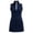 Navy, variant on CAIXIA Girls Sleeveless Tennis Dress Kids 1/4 Zipper Golf Dress School Sports Dresses Outfit with Pockets