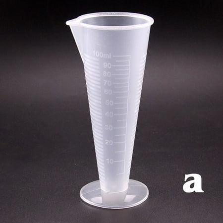 

Plastic Measuring Cup 100-1000mL Jug pour Kitchen Lab Gad Container N2Y3 Z9M2