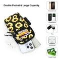 thumbnail image 3 of HAWEE Cell Phone Armbands Pouch for Women Running Bag Compatible with Cellphone 6.28 Inches Full-Screen, Sunflower, 3 of 7