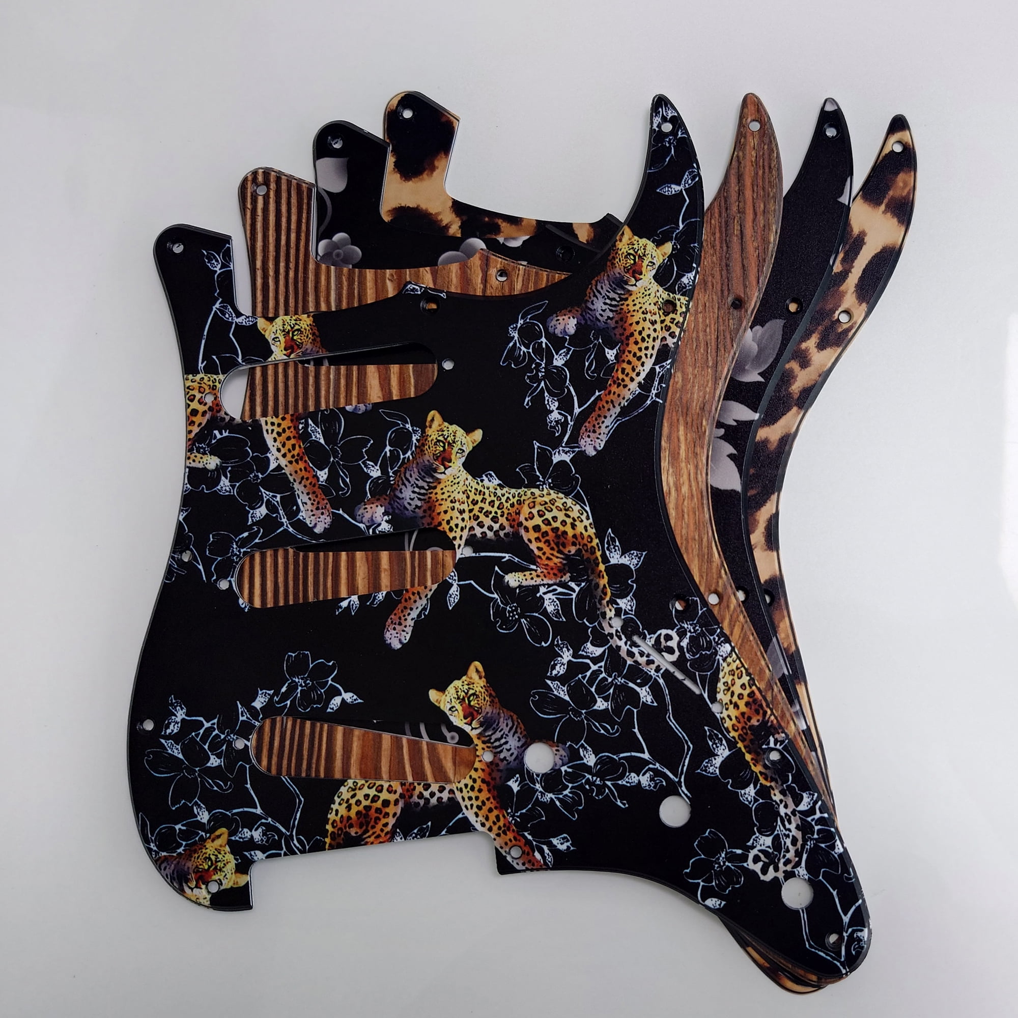 Custom Electric Guitar Pickguard 3D Effect for FD 11 Hole SSS 3D Pickguard Replacement Parts