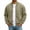 Army Green, variant on Bomber Jacket Men Fleece Zip up Faux Suede Jackets Loose Fit Comfort Soft Fall Winter Clothes with Pockets 2XL