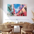 thumbnail image 3 of Elephant Stock Puerto Rico Street Flag Wall Art - Horizontal Multi Panel Canvas - Living Room Wall Decor - Flags Multi Panel - Red And Gray Decor - 57" x 36", 3 of 8