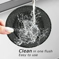 thumbnail image 4 of 2 Pcs Black Kitchen Sink Strainer, Large Wide Rim 4.5" Diameter Stainless Steel Sink Drain Strainer, Kitchen Drain Strainer for Most Sink Drains, Anti-Clogging, Rust Free, 4 of 5