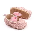 thumbnail image 2 of Otqutp Baby Girls Leather Shoes Mary Jane𝘀 Soft-Soled First Walkers Slip On Princess Dress Shoes Lightweight Glitter Flats, 2 of 7