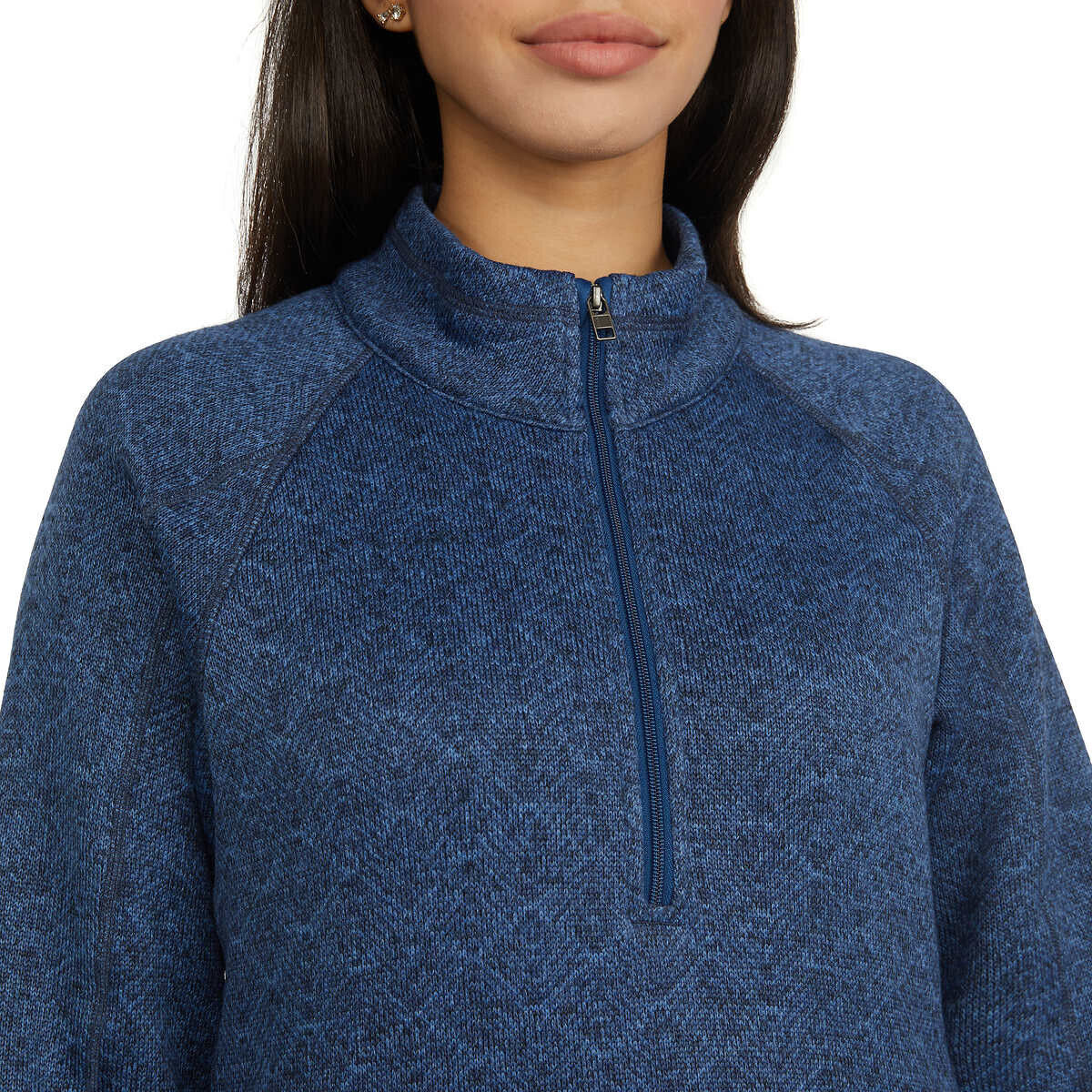 Storm Pack Ladies' Sweater Fleece Quarter Zip 1615824 (Blue, Medium) -  Walmart.com