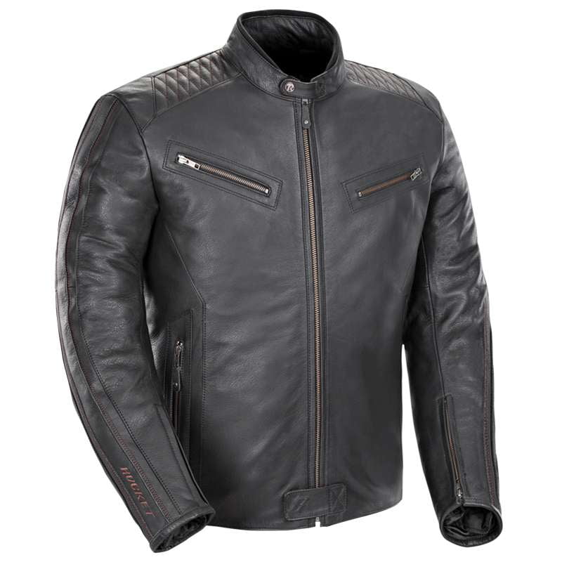 Joe Rocket Vintage Rocket Leather Jacket Black 2XL 16801006 Walmart