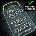 thumbnail image 6 of Bigtime | Bless Our Family Food Love Sign - Heart Warming Quote - Strong Pvc W, 6 of 6
