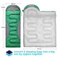 thumbnail image 4 of Saco de Dormir Rioyalo para Adultos, Impermeable, para Camping, 0 Grados, 4 of 6