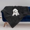 thumbnail image 7 of Kritter Planet Waterproof Blanket for Dogs, Liquid Proof Sherpa Pet Mat Cushion, Black, 7 of 7
