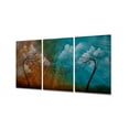 thumbnail image 4 of All My Walls 'Soul Mates' by Jaime Zatloukal Best 3 Piece Painting Print Plaque Set, 4 of 4
