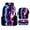 4, variant on 10 Styles Anime Warrior Print 3-Piece Backpack Set, Casual Daypack with Lunch Bag & Pencil Case