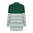 thumbnail image 5 of Dasayo Women's Tops and Blouses Open Front Fall Long Sleeve Lightweight Striped Cardigans Shirts for Women Trendy L, 5 of 7