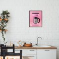 thumbnail image 3 of Stupell Industries Eclectic Disco Coffee Over Pink Black Framed Giclee Art, 11 x 14, by LISH Creative, 3 of 8