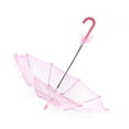 thumbnail image 3 of Nikou Bridal Umbrella Lace Wedding Photography Prop Props Cotton for Parties Dancing(pink), 3 of 8