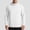 White-men's sun protection jacket, variant on UPF 50+ Men's Hooded Sun Block Wind Jacket Water Resistant Lightweight Full Zip Outerwear for Running & Camping,White,L